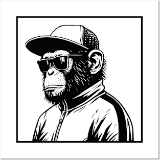 Streetwear monkey Hip Hop Posters and Art